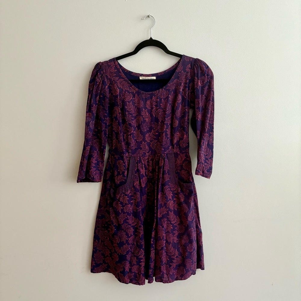 Mata Traders Navy and Red Dress